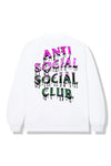 Anti Social Social Club Mind Melt Long Sleeve Tee 2022 White