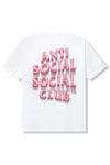 Anti Social Social Club Sprinkling Tears Tee White