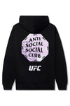 Anti Social Social Club X UFC Conned Zip-Up Hoodie Black