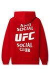 Anti Social Social Club X UFC Self-Titled Hoodie Red