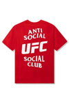 Anti Social Social Club X UFC Self-Titled Tee Red
