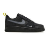 NIKE AIR FORCE 1 LOW 'CUT OUT SWOOSH - BLACK' - DO6709-001