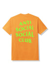 Anti Social Social Club Mind Games Tee Orange