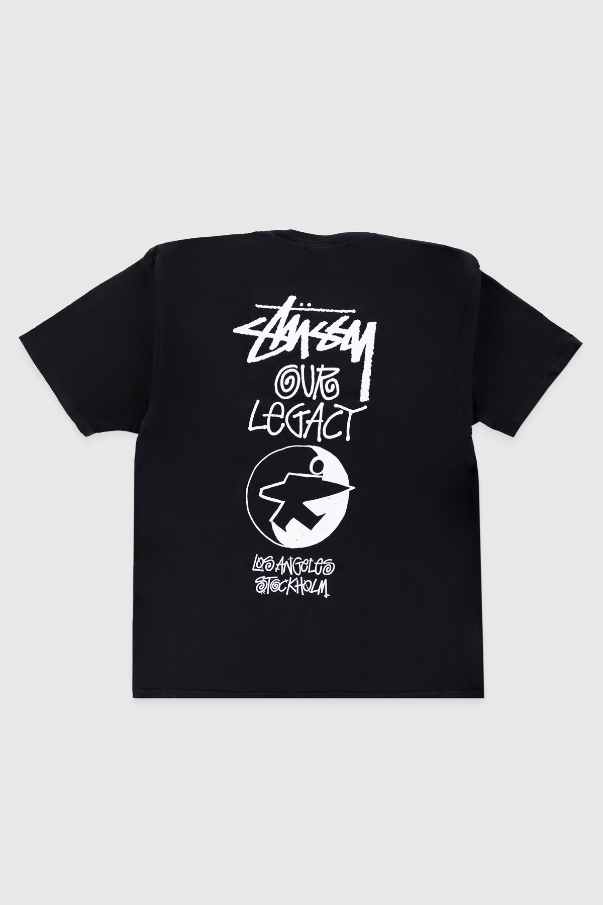Stussy Our Legacy Work Shop Surfman Tee Pigment Dyed - Black