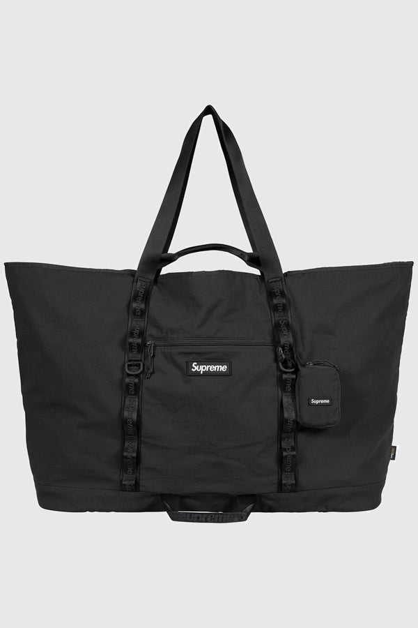 Supreme X-Large Tote Bag + Utility Pouch (SS26) - Black