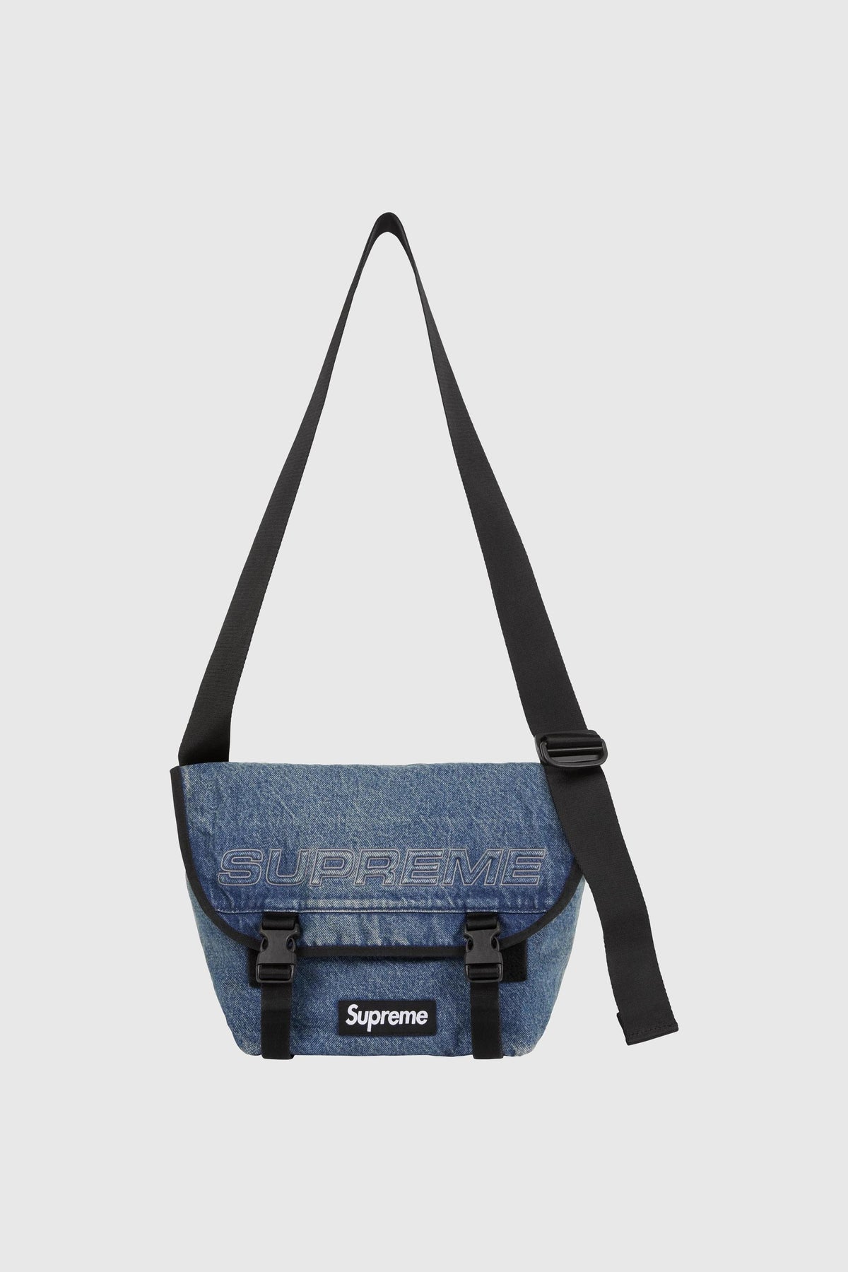 Supreme Supreme Denim Messenger Bag (SS25) - Washed Indigo