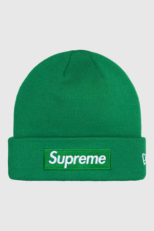 Supreme New Era Box Logo Beanie Green