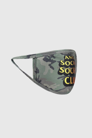Anti Social Social Club Comic Sans Mask Camo