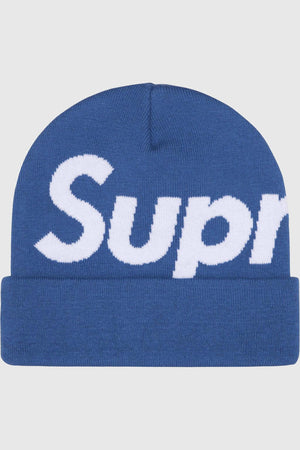 Supreme Big Logo Beanie Slate