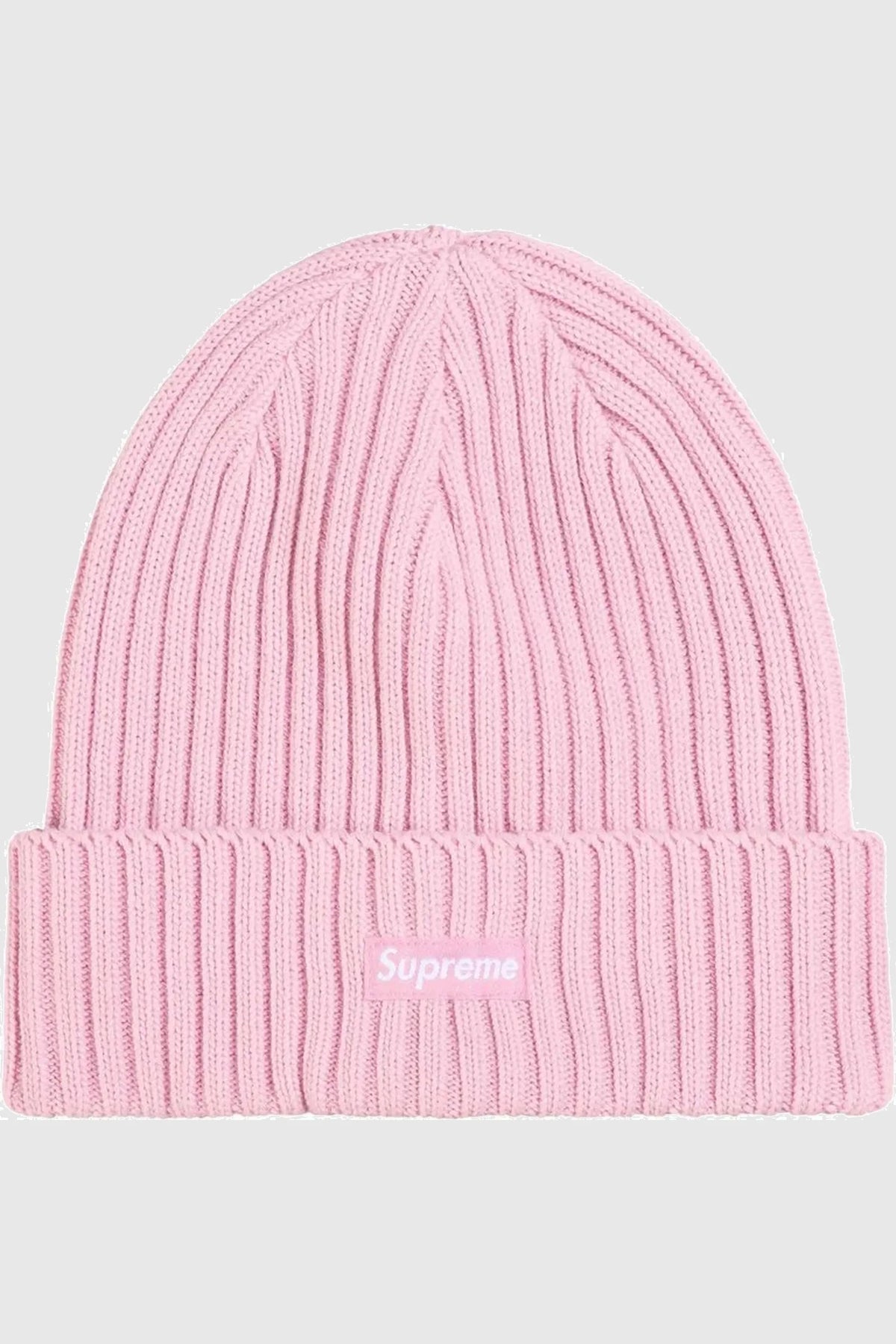 Supreme Overdyed Beanie (SS26) - Light Pink
