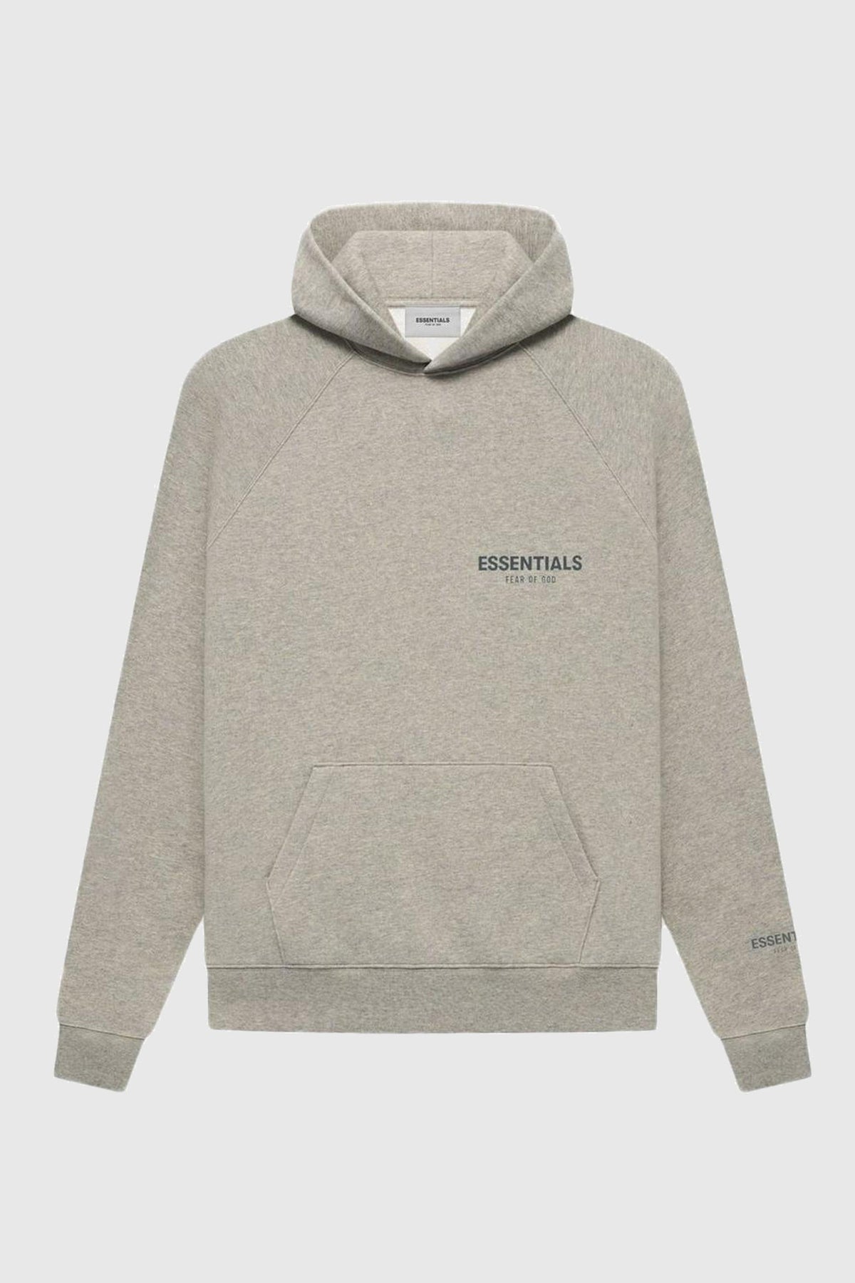 Fear of God Essentials Core Collection Pullover Hoodie Dark Heather Oatmeal