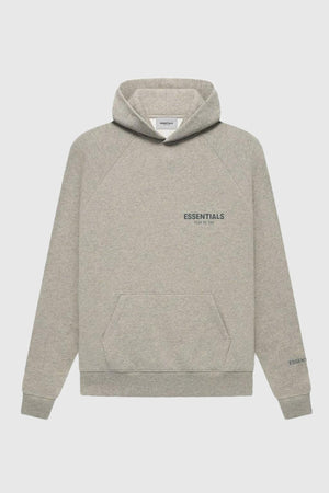 Fear of God Essentials Core Collection Pullover Hoodie Dark Heather Oatmeal