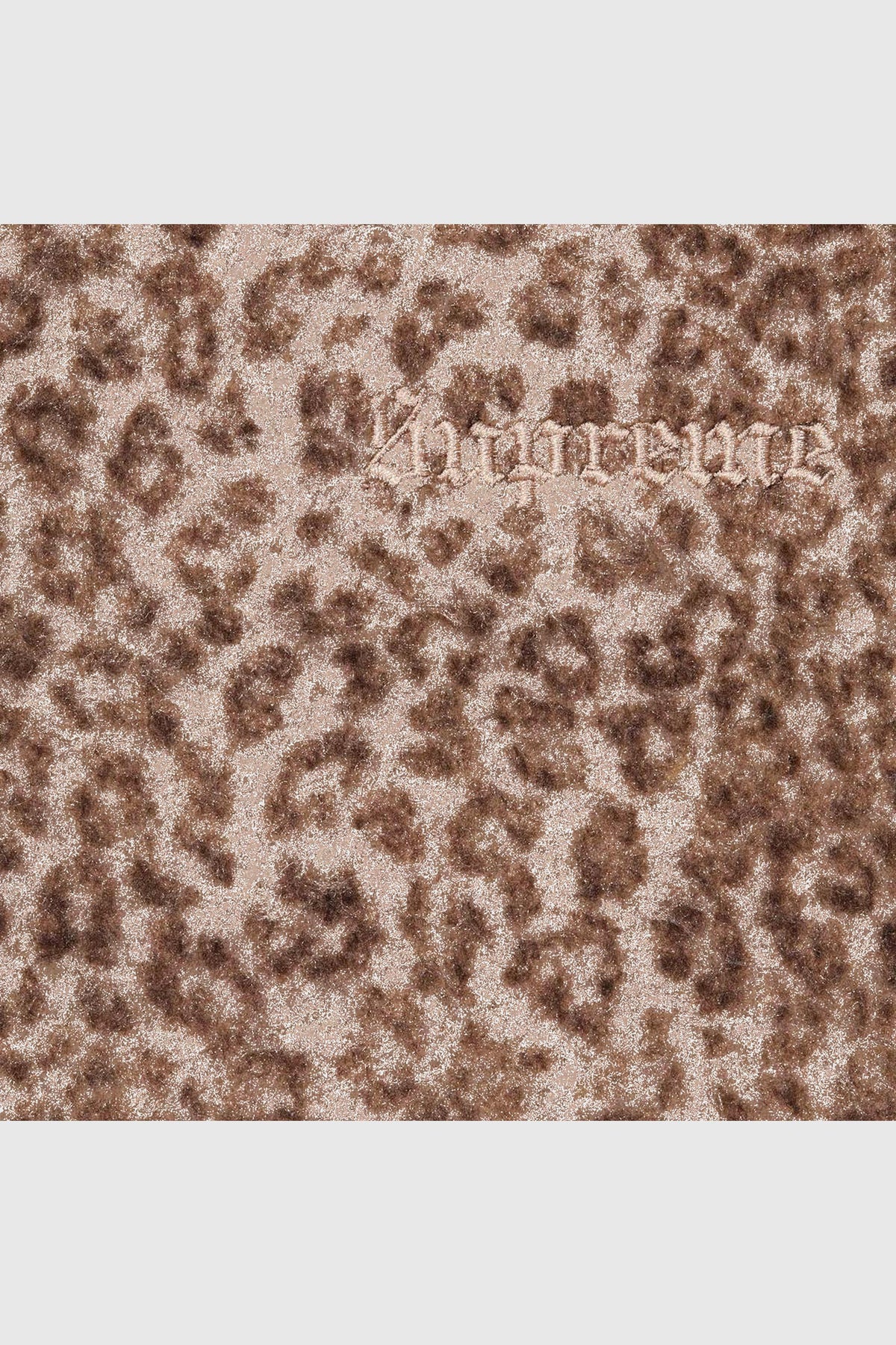 Supreme Pilled Zip-Up Hooded Sweatshirt Cheetah