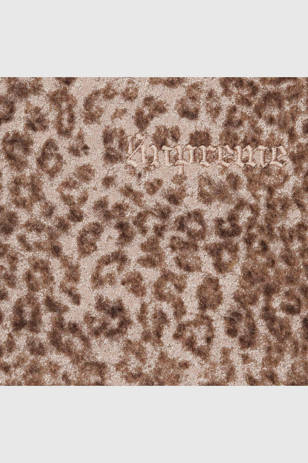 Supreme Pilled Zip-Up Hooded Sweatshirt Cheetah