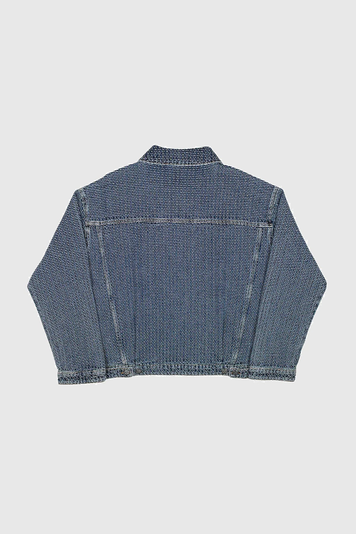 Common Hype Commons Threaded Denim Jacket - Blue