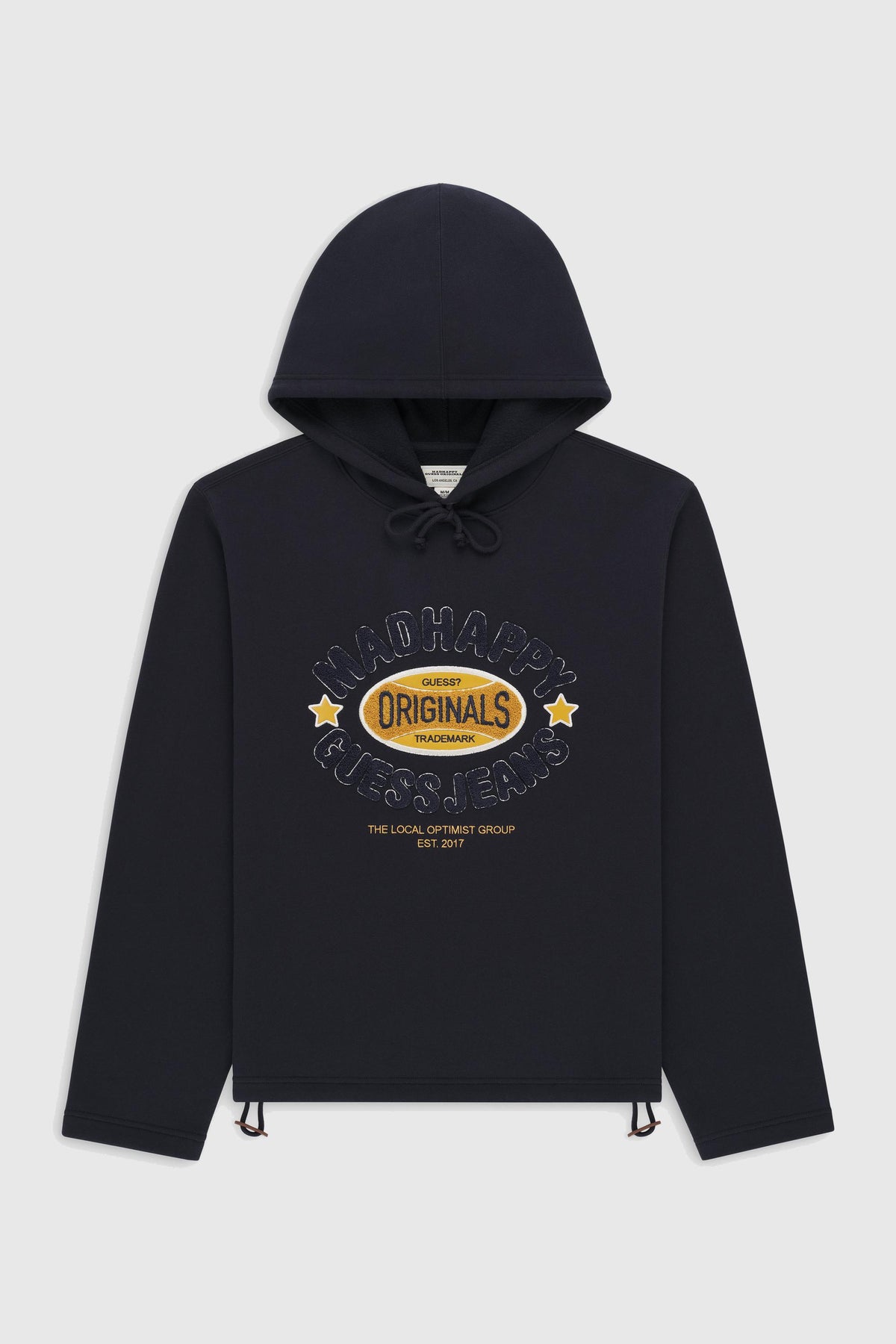 Madhappy Guess Originals Drawcord Hoodie - sapphire