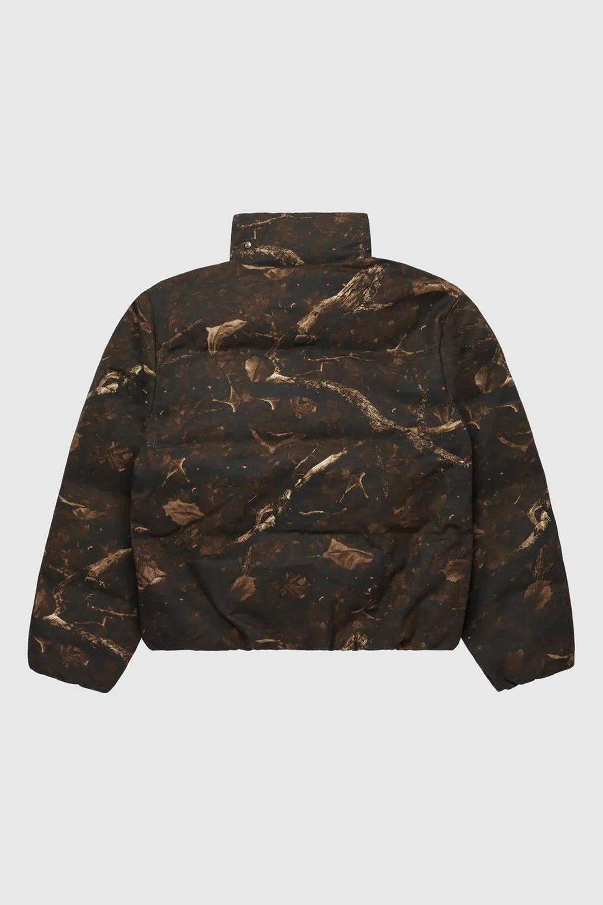 Fugazi Sniper Camo Puffer Jacket Brown
