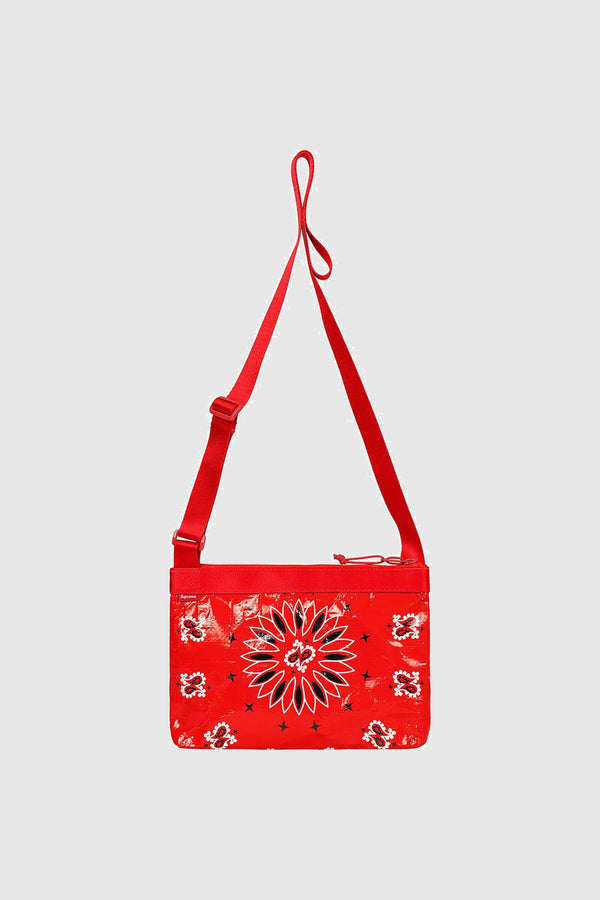 Supreme Bandana Tarp Side Bag Red