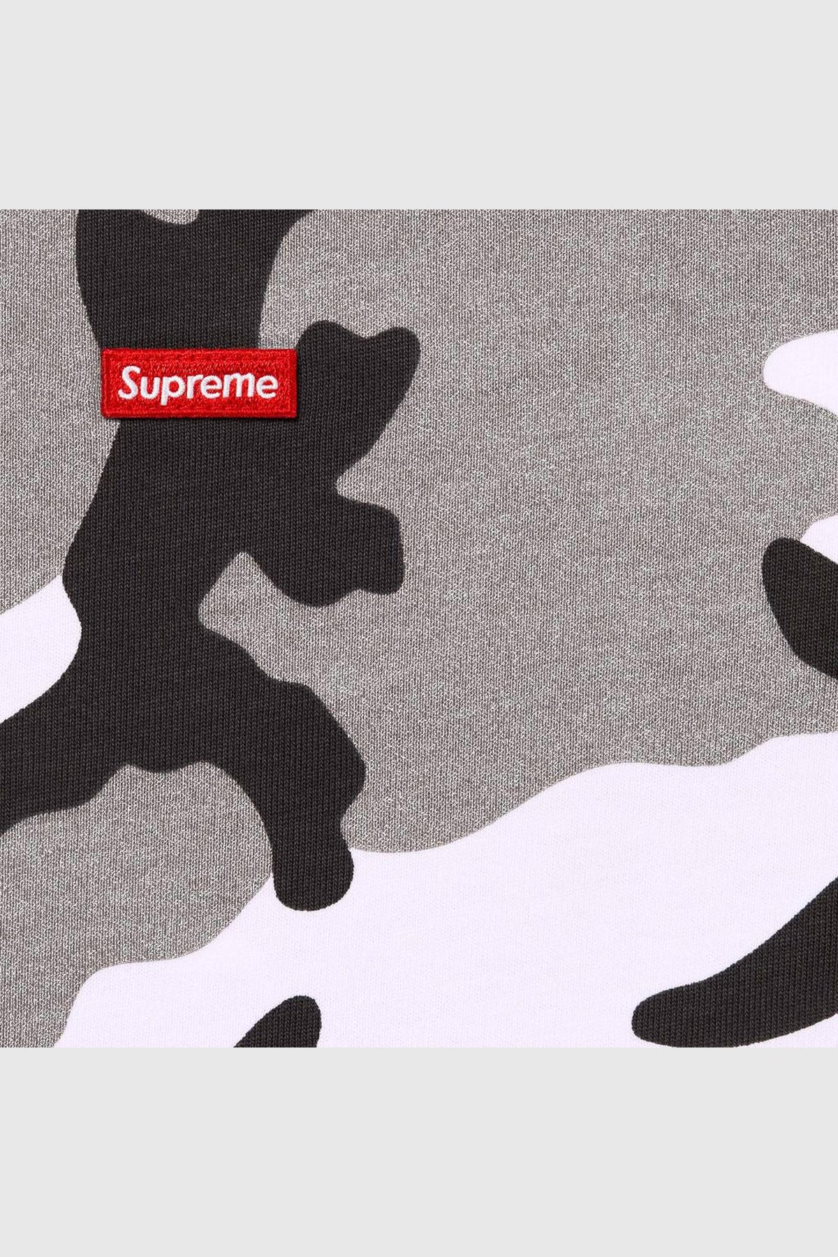 Supreme Small Box Logo LS Tee Snow Camo