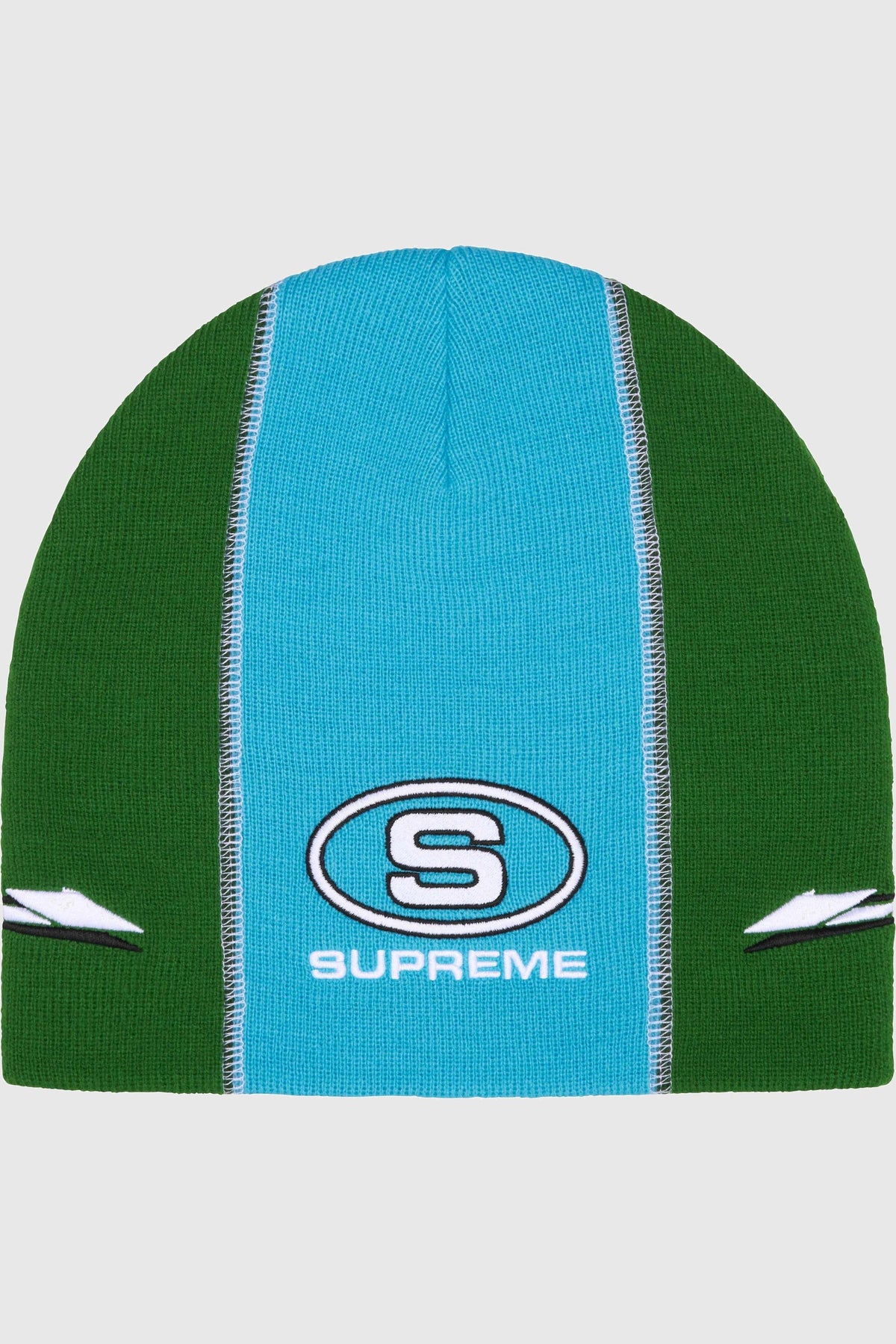 Supreme Supreme Racing Panel Beanie (SS25) - Light Blue