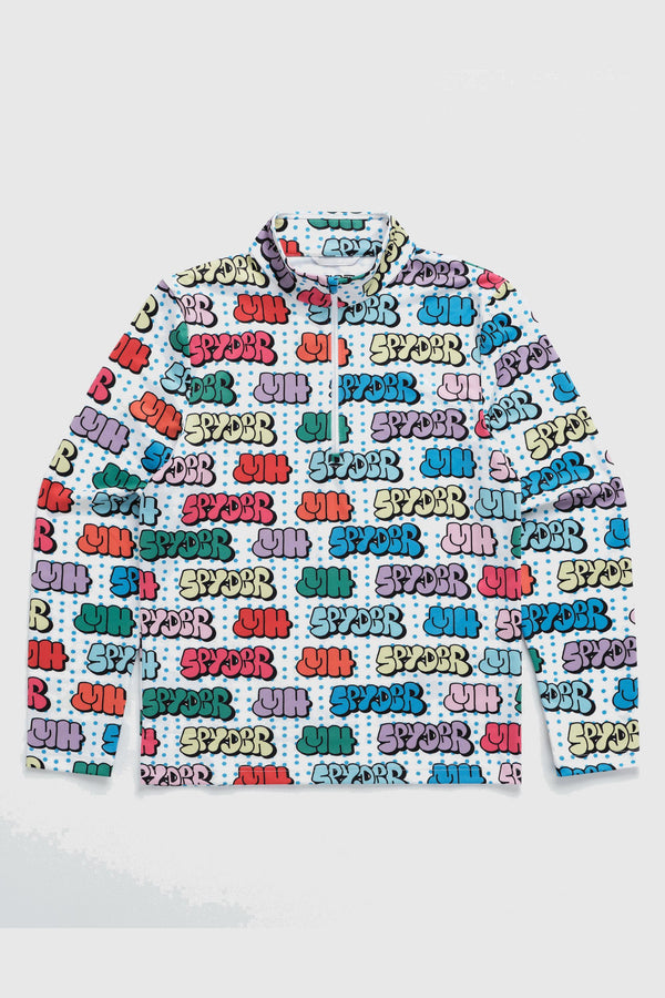 Madhappy Spyder All Over Print Sublimated Quarter Zip - multi