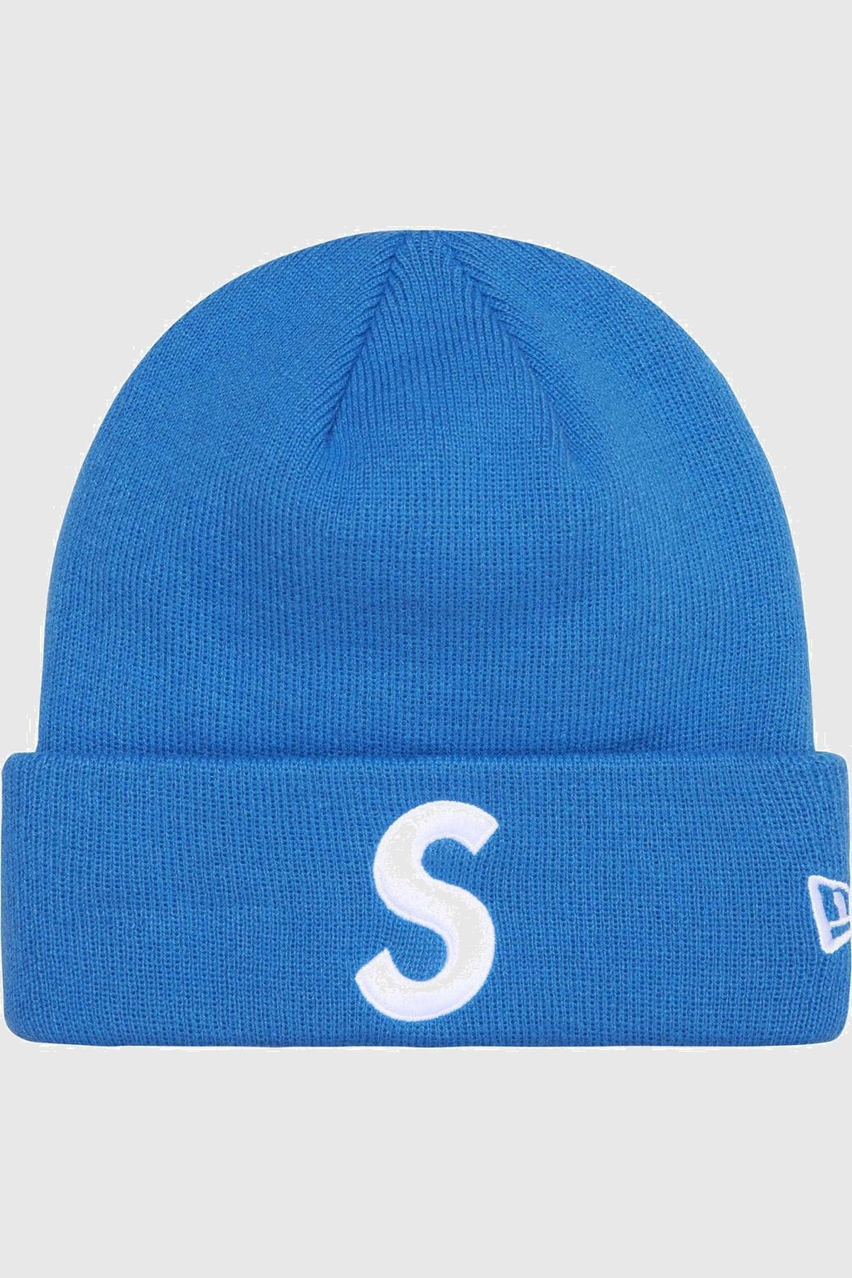 Supreme New Era S Logo Beanie Blue