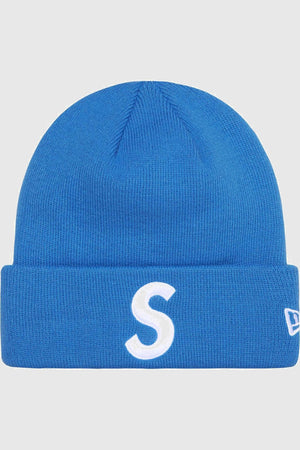 Supreme New Era S Logo Beanie Blue