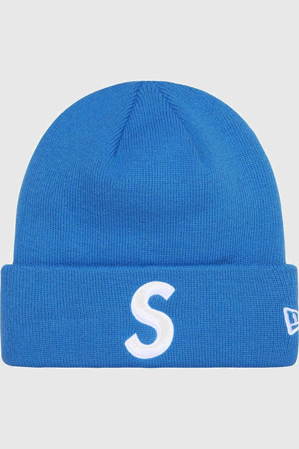 Supreme New Era S Logo Beanie Blue
