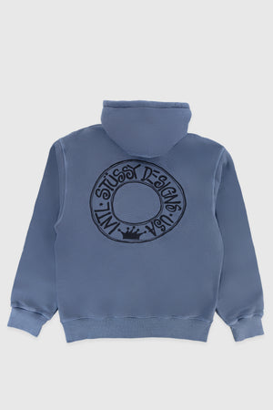 Stussy Buana Zip Hoodie Pigment Dyed - Navy