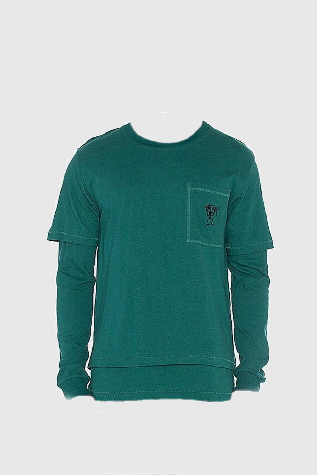Stussy O'Dyed Double Tee Pine