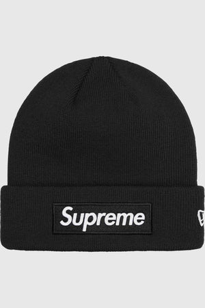 Supreme New Era Box Logo Beanie Black
