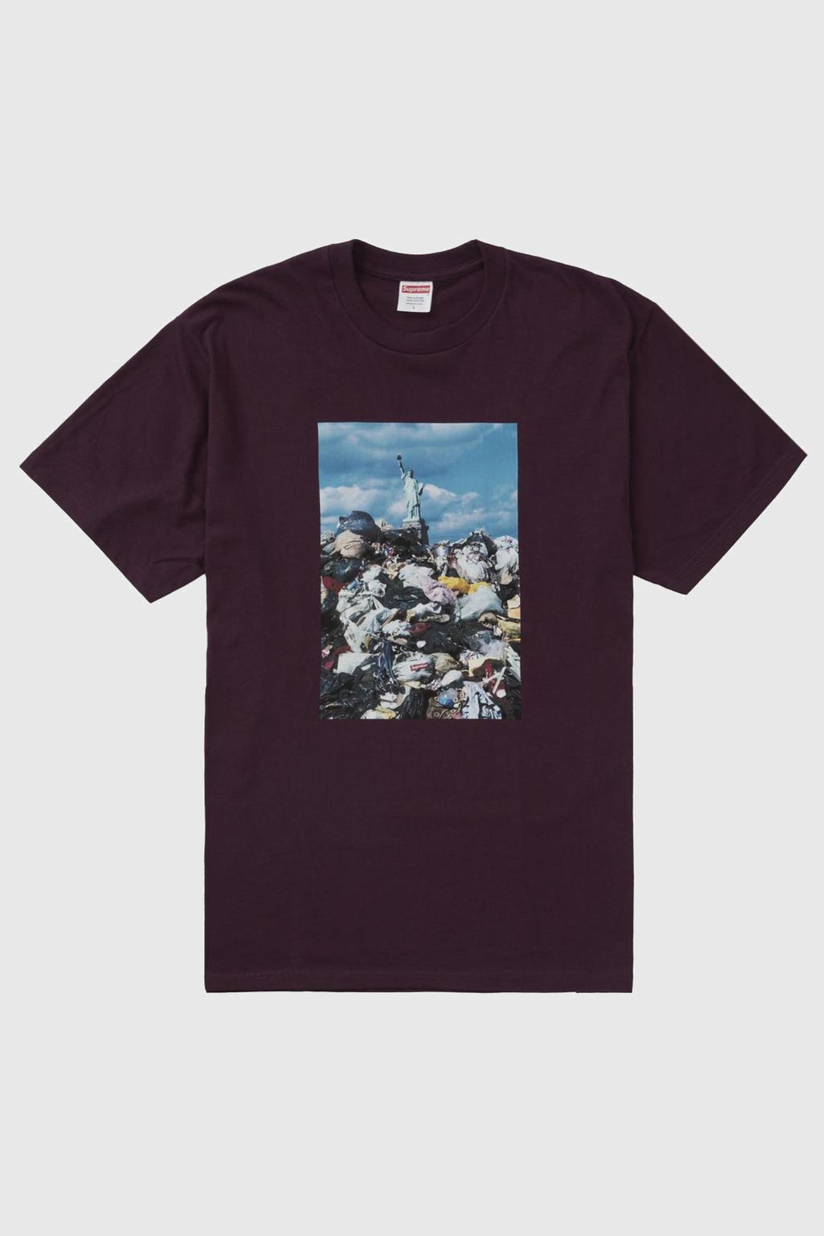 Supreme Trash Tee Eggplant