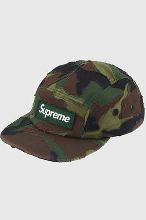 Supreme Layered Camo Camp Cap - Woodland Camo
