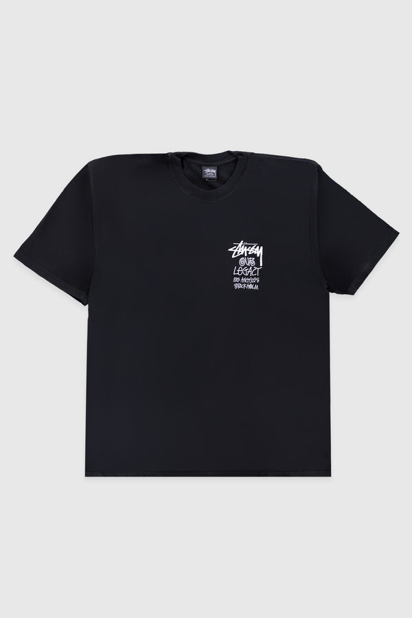 Stussy Our Legacy Work Shop Surfman Tee Pigment Dyed - Black