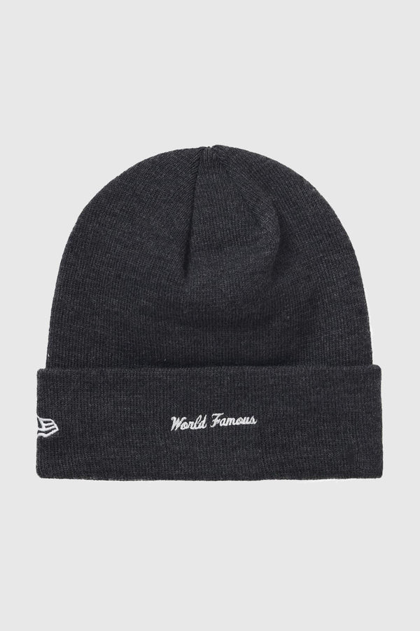 Supreme New Era Box Logo Beanie (FW21) Charcoal