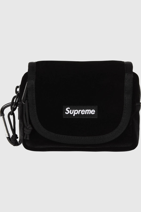 Supreme Supreme Velvet Mini Pouch (SS25) - Black