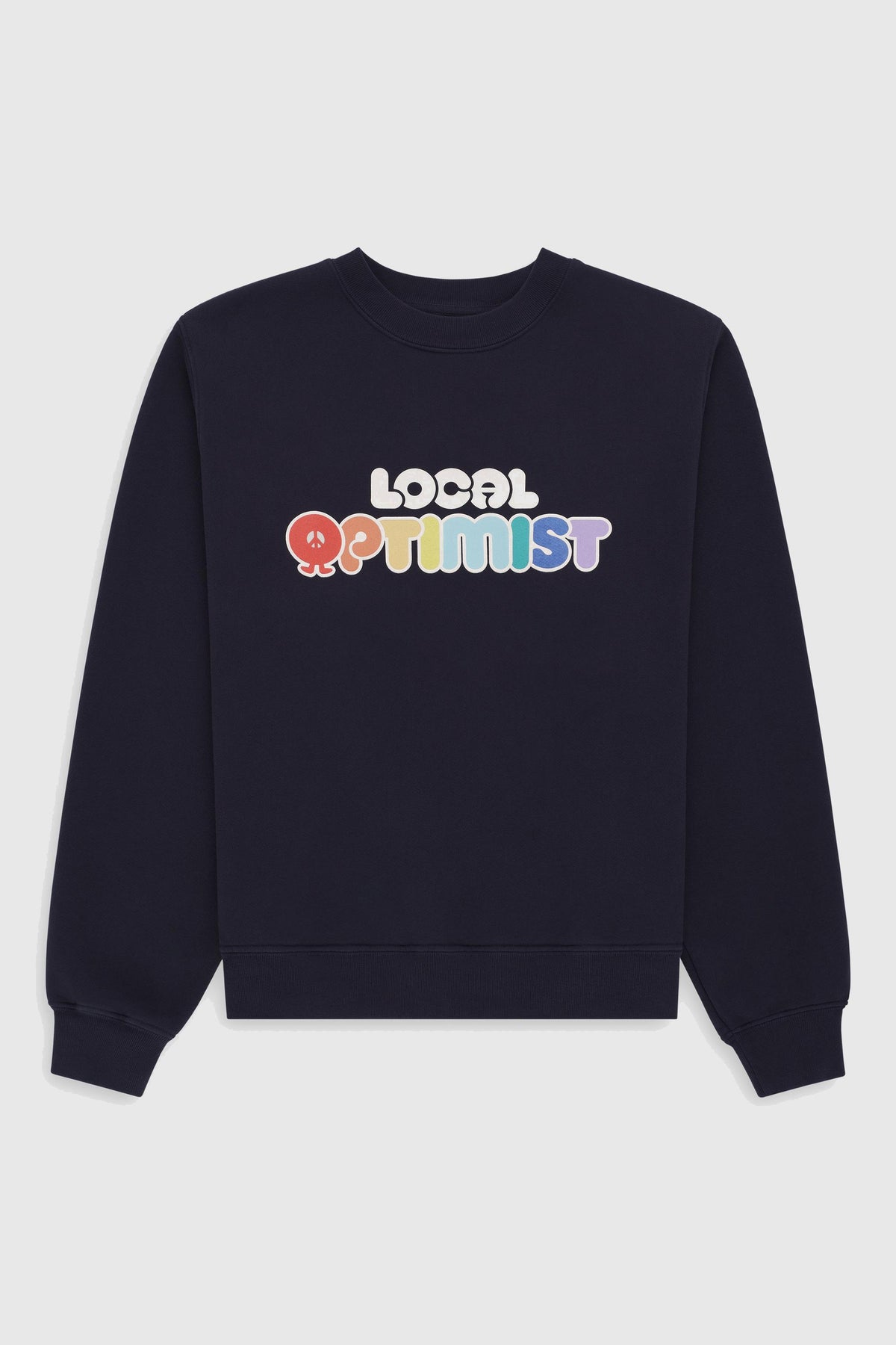 Madhappy Local Optimist Fleece Crewneck - inkling