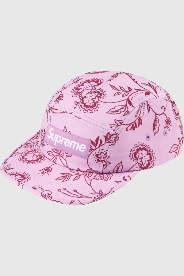 Supreme Floral Jacquard Camp Cap Lavender