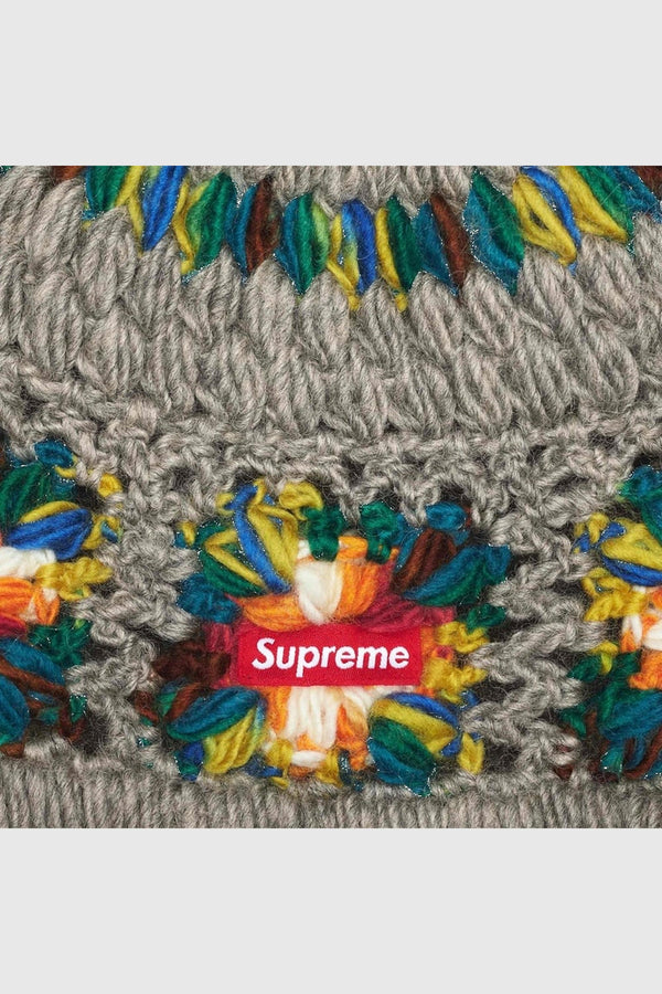 Supreme Crochet Beanie (SS25) - Black