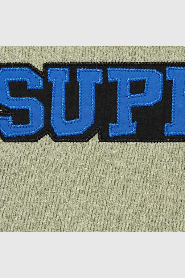 Supreme Satin Applique S/S Top Olive