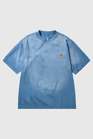 Market Smiley Sun Fade T-Shirt - Blue