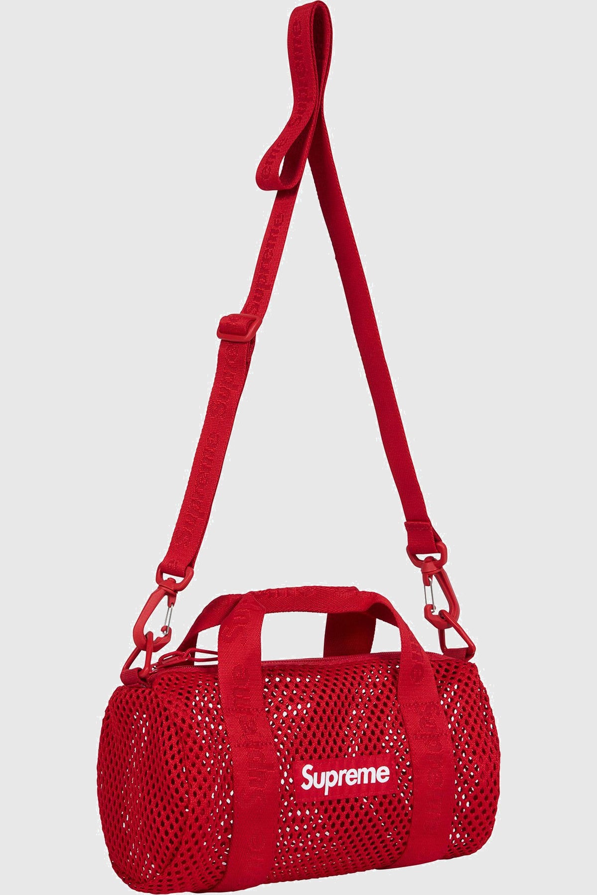 Supreme Mesh Mini Duffle Bag (SS25) - Red