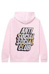 Anti Social Social Club Drop A Pin Hoodie Pink