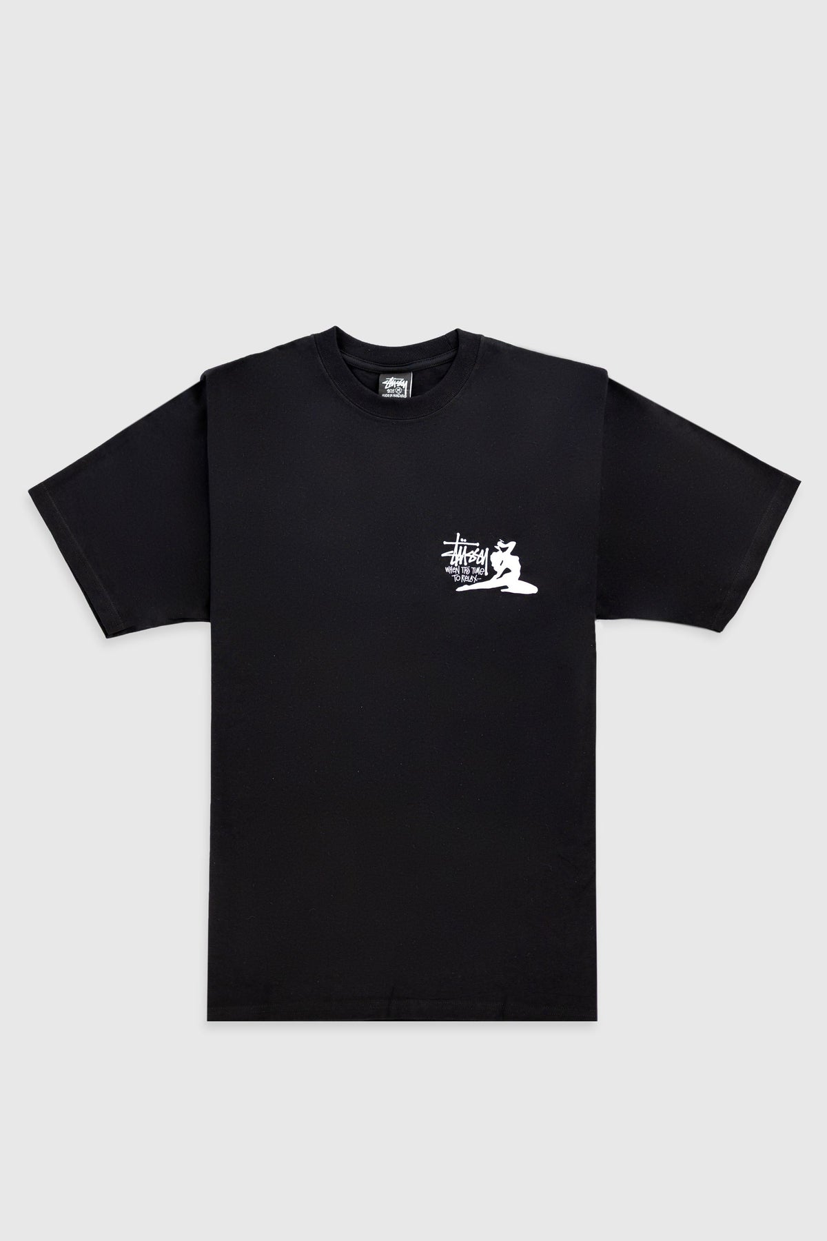 Stussy Relax Tee Sc - Black