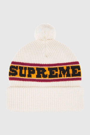 Supreme Big Stripe Beanie Natural