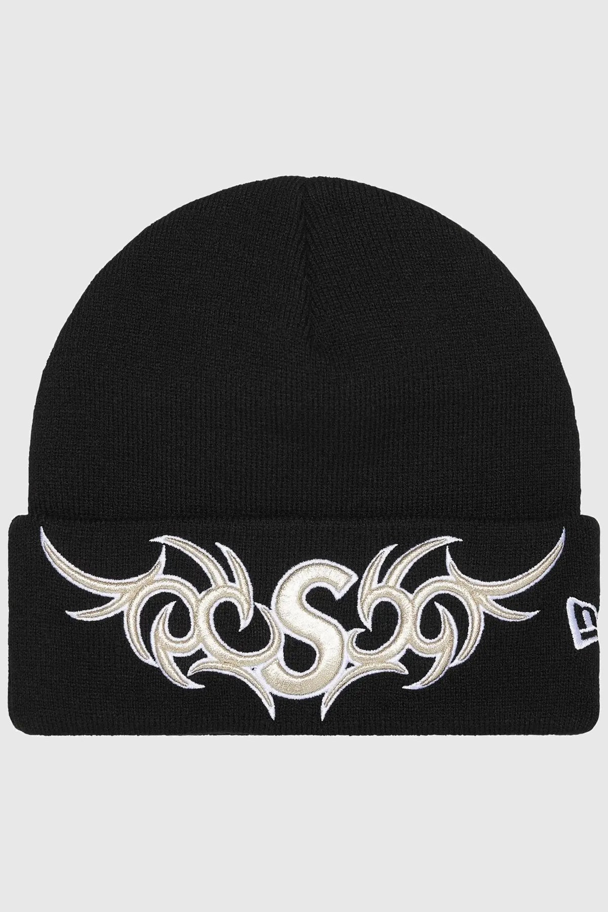 Supreme Tribal S Logo Beanie - Black