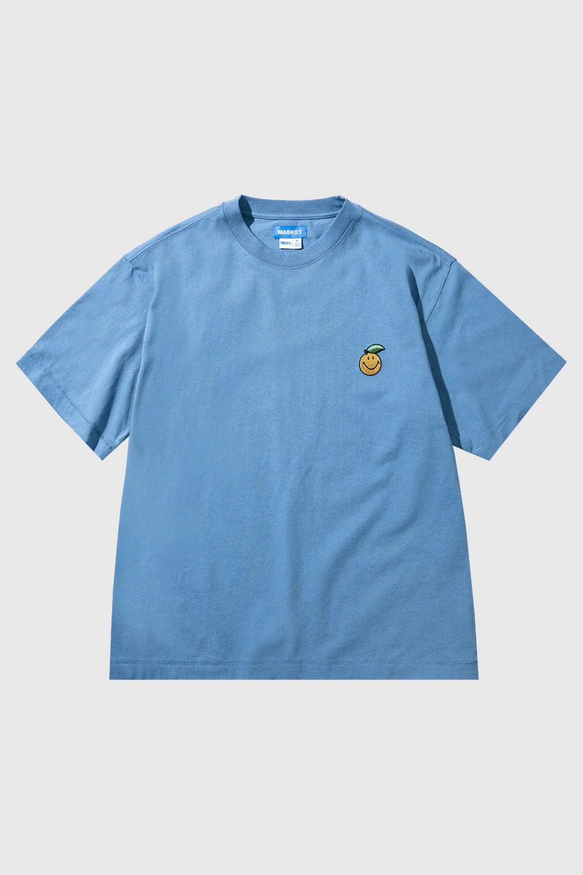 Market Smiley Fruit T-Shirt - Blue