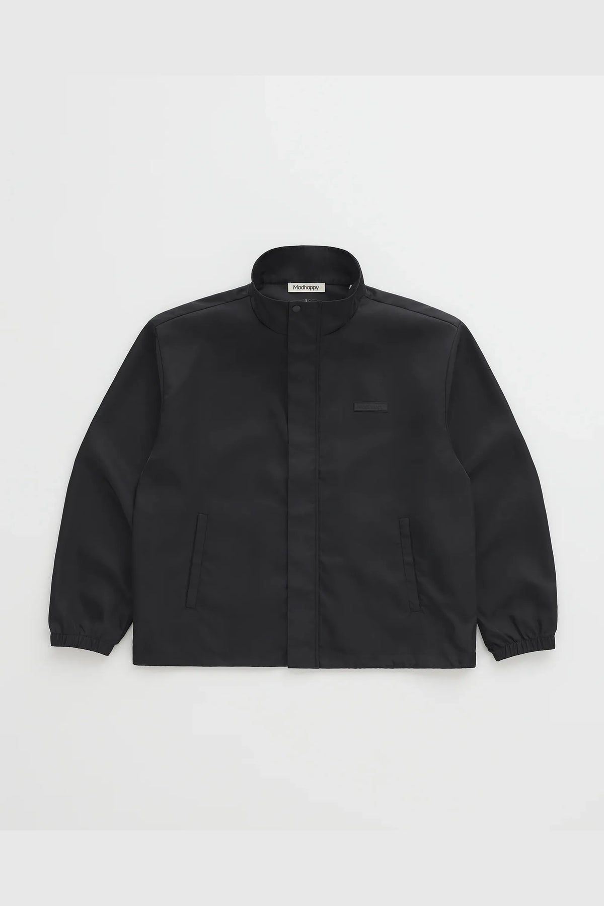 Madhappy Oversized Full Zip Nylon Jacket - jet