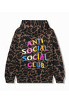 Anti Social Social Club Happy Sad Hoodie Cheetah