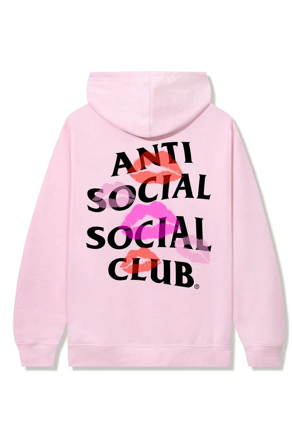 Anti Social Social Club Your Kiss Hoodie Pink